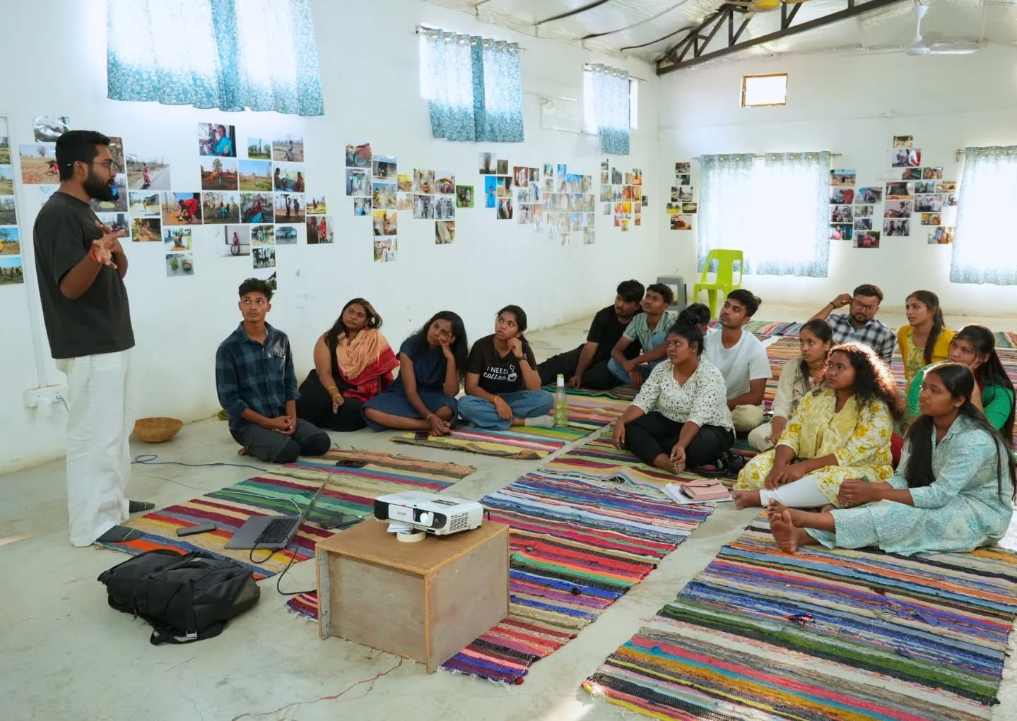 Foundation outreach activity with participants