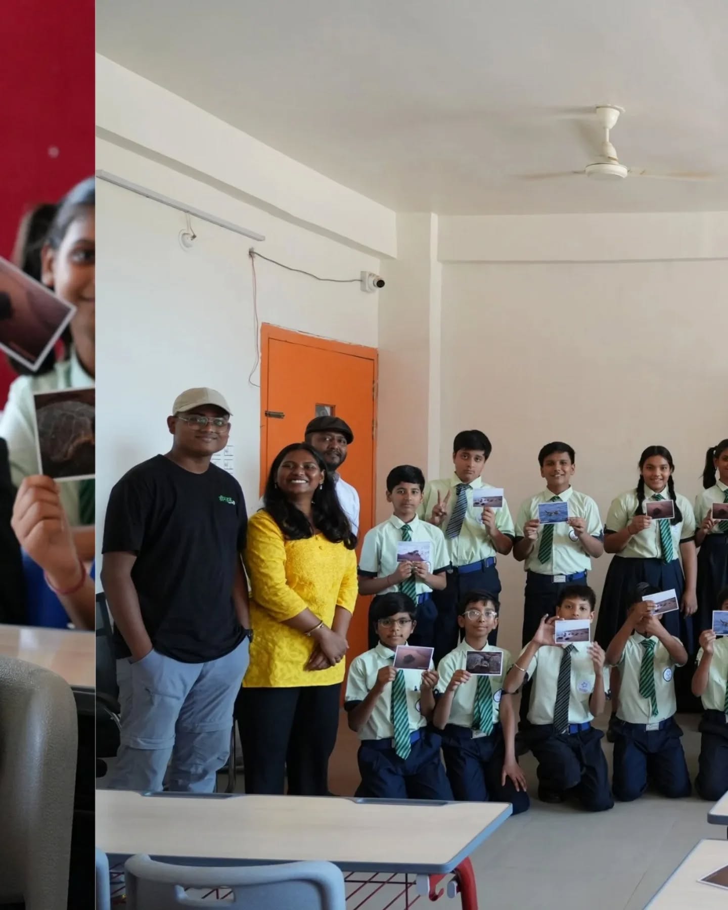 Participants taking part in a foundation creative workshop